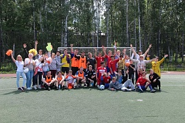 «Футболомания в NAUMEN» | Товарищеский матч с воспитанниками Детского дома (Первоуральск, июнь, 2017)