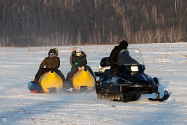 Экстремальное катание на сноубанане | Празднование Нового года 2018 (Екатеринбург)